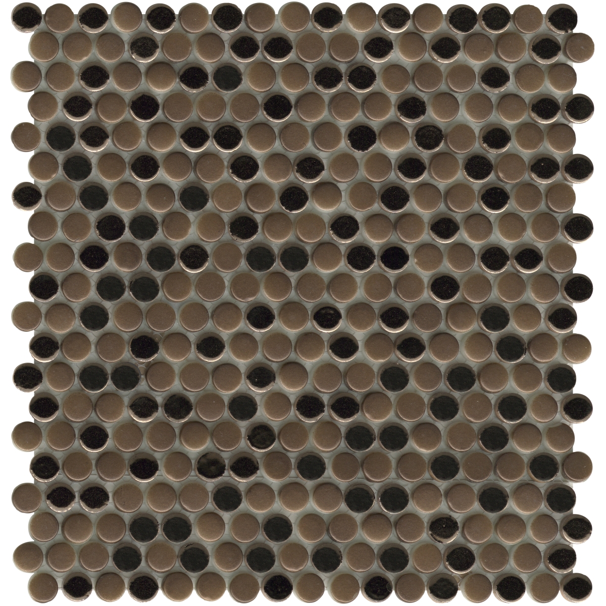 Confetti II Mixed Finish Penny Round Mosaic